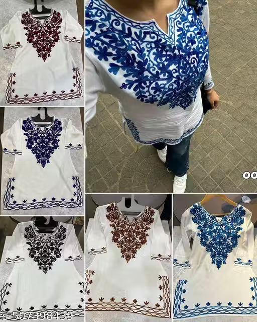 Rayon Short Kurtis